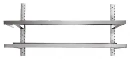 Étagère murale Inox - 2 niveaux, 1200 x 400 x 700 mm - Skyrainbow - THWBS2R124 Étagère murale Inox - 2 niveaux, 1200 x 400 x 700 mm - Skyrainbow - THWBS2R124