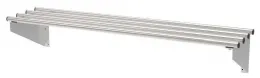 Photo 2 - Étagère murale inox - ajourées - 1 niveau, 1400 x300 mm - skyrainbow - thwgl143 - Skyrainbow - THWGL143