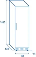 Photo 5 - Armoire réfrigérée positive 350 l - coolhead - tk 390 - Cool head italie - TK 390