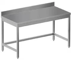 Table de travail avec dosseret arrière en inox aisi 304 1000x600x850/880(+100) mm - diamond - tl1060d-ss6 - Diamond - TL1060D-SS6 Table de travail avec dosseret arrière en inox aisi 304 1000x600x850/880(+100) mm - diamond - tl1060d-ss6 - Diamond - TL1060D-SS6