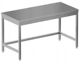 Table professionnelle en acier inoxydable aisi 304 sans étagère 1400x600x850/880 mm - diamond - tl1460-ss5 - Diamond - TL1460-SS5 Table professionnelle en acier inoxydable aisi 304 sans étagère 1400x600x850/880 mm - diamond - tl1460-ss5 - Diamond - TL1460-SS5