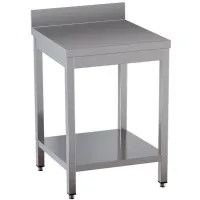 Table de travail professionnelle en inox aisi 304 avec dosseret et étagère 800x700x850/880(+100) mm - diamond - tl871d-st4 - Diamond - TL871D-ST4 Table de travail professionnelle en inox aisi 304 avec dosseret et étagère 800x700x850/880(+100) mm - diamond - tl871d-st4 - Diamond - TL871D-ST4
