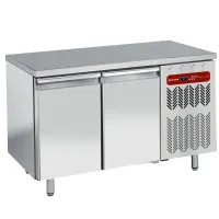 Table frigorifique positive ventilée avec granit 2 portes 600x400 mm - Diamond - TP2N/H-R2 Table frigorifique positive ventilée avec granit 2 portes 600x400 mm - Diamond - TP2N/H-R2
