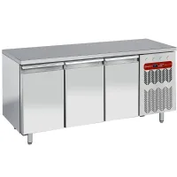 Table de congélation ventilée 3 portes négative 2030x800x880/900 mm - Diamond - TP3B/H-R2