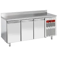 Table frigorifique professionnelle murale ventilée positive 3 portes 550 litres - Diamond - TP3N/HA-R2