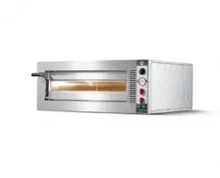 Photo 1 - Four à pizza professionnel électrique triphasé 1 chambre 6 pizzas ø350 mm commandes mécaniques - cuppone - tp635l/1cm - Cuppone - TP635L/1CM