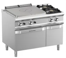 Fourneau professionnel sur four gaz 2 brûleurs 7 kw et 1 plaque coup de feu 9 kw - mbm - tpg711fg2xl - Mbm - TPG711FG2XL Fourneau professionnel sur four gaz 2 brûleurs 7 kw et 1 plaque coup de feu 9 kw - mbm - tpg711fg2xl - Mbm - TPG711FG2XL