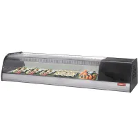 Vitrine réfrigérée pour sushi, double fond perforé inclus, longueur 1380 mm - diamond promo - tr6-sh/r6 - Diamond promo - TR6-SH/R6 Vitrine réfrigérée pour sushi, double fond perforé inclus, longueur 1380 mm - diamond promo - tr6-sh/r6 - Diamond promo - TR6-SH/R6