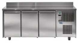 Table desserte réfrigérée professionnelle 3 portes positive avec dosseret 300 l - sofraca - trs3p - Sofraca - TRS3P Table desserte réfrigérée professionnelle 3 portes positive avec dosseret 300 l - sofraca - trs3p - Sofraca - TRS3P