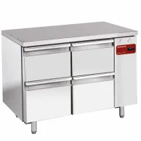 Table réfrigérée 2 portes GN1/1 avec 2 bloc de 2 tiroirs Table réfrigérée 2 portes GN1/1 avec 2 bloc de 2 tiroirs