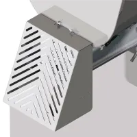 Photo 2 - Hachoir professionnel sur roues, production 800/1000 kg/h, grille 4.5 mm, triphasé - diamond - ttgd-42/dc-pdh - Diamond - TTGD-42/DC-PDH