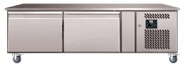 Soubassement réfrigéré inox positif 2 portes gn 1/1, 172 l, sur roulettes - l2g - u-gn2100tn - L2g - U-GN2100TN Soubassement réfrigéré inox positif 2 portes gn 1/1, 172 l, sur roulettes - l2g - u-gn2100tn - L2g - U-GN2100TN