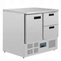 Table desserte réfrigérée positive 240 l 1 porte 2 tiroirs - polar - u637 - Polar - U637 Table desserte réfrigérée positive 240 l 1 porte 2 tiroirs - polar - u637 - Polar - U637