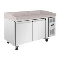 Meuble à Pizzas positif 2 portes dessus granit 428 L - Polar - UA081 Meuble à Pizzas positif 2 portes dessus granit 428 L - Polar - UA081