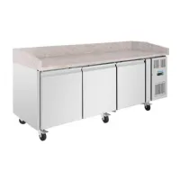 Meuble à Pizzas positif 3 portes dessus granit 634 L - Polar - UA082 Meuble à Pizzas positif 3 portes dessus granit 634 L - Polar - UA082