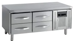 Sous-comptoir GN1/1 avec 8 tiroirs inox 170 L +2 à +8 °C - Tefcold - UC5240 Sous-comptoir GN1/1 avec 8 tiroirs inox 170 L +2 à +8 °C - Tefcold - UC5240