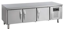 Sous-comptoir GN1/1 - 3 portes inox 262 L -2 à +8 °C - Tefcold - UC5310 Sous-comptoir GN1/1 - 3 portes inox 262 L -2 à +8 °C - Tefcold - UC5310