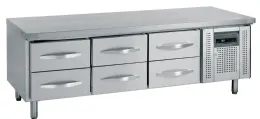Sous-comptoir GN1/1 inox 262 L +2 à +8 °C - Tefcold - UC5360 Sous-comptoir GN1/1 inox 262 L +2 à +8 °C - Tefcold - UC5360