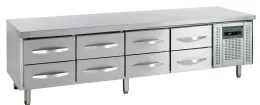 Sous-comptoir GN1/1 inox 350 L +2 à +10 °C - Tefcold - UC5480 Sous-comptoir GN1/1 inox 350 L +2 à +10 °C - Tefcold - UC5480