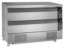 Soubassement réfrigéré 2 tiroirs 154 L positif et négatif - Tefcold - UD2-3 Soubassement réfrigéré 2 tiroirs 154 L positif et négatif - Tefcold - UD2-3