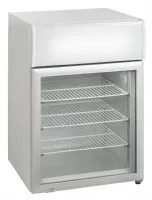 Congélateur à poser 1 porte vitrée négatif blanc 113 L -18 à -12 °C - Tefcold - UF100GCP Congélateur à poser 1 porte vitrée négatif blanc 113 L -18 à -12 °C - Tefcold - UF100GCP