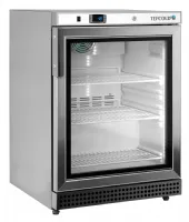 Congélateur à poser verticaux de vitrine Blanc 1 porte vitrée - Tefcold - UF200VSG Congélateur à poser verticaux de vitrine Blanc 1 porte vitrée - Tefcold - UF200VSG