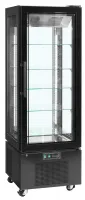 Armoire réfrigérée vitrée (froid positive) 1 porte vitrée noir 248 l +2 à +8 °c - tefcold - upd400-c - Tefcold - UPD400-C