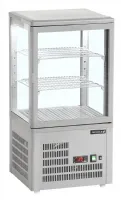 Armoire réfrigérée vitrine pour comptoir grise positive - tefcold - upd60-grey - Tefcold - UPD60-GREY