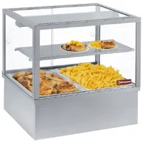 Bain-marie panoramique 2 bacs GN 1/1 700x650x675 mm - Diamond Promo - VBME-2X Bain-marie panoramique 2 bacs GN 1/1 700x650x675 mm - Diamond Promo - VBME-2X