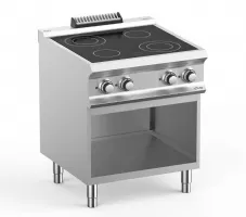 Plan de cuisson vitrocéramique professionnel triphasé 4 feux 8.6 kw - mbm - vc77a - Mbm - VC77A