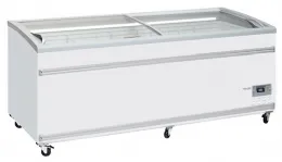 Congélateur horizontal professionnel blanc couvercle coulissant incurvé vitré 905 l - coolhead - vf 2100sw - Coolhead italie - VF 2100SW Congélateur horizontal professionnel blanc couvercle coulissant incurvé vitré 905 l - coolhead - vf 2100sw - Coolhead italie - VF 2100SW
