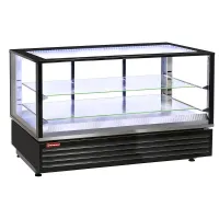 Vitrine chauffante professionnelle ventilée 2 niveaux noire monophasé 3 kW capacité EN 400x600 - Diamond Promo - VHDG-B1 Vitrine chauffante professionnelle ventilée 2 niveaux noire monophasé 3 kW capacité EN 400x600 - Diamond Promo - VHDG-B1