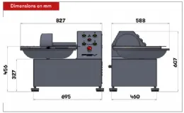 Photo 2 - Cutter professionnel mélangeur sur socle 170 l triphasé - psv - villa c15 - Psv group - VILLA C15