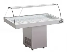 Vitrine réfrigérée à poissons froid statique 1410 mm roulettes et dégivrage automatique - Afi-Collin-Lucy - VP-149-K Vitrine réfrigérée à poissons froid statique 1410 mm roulettes et dégivrage automatique - Afi-Collin-Lucy - VP-149-K
