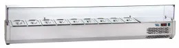 Saladette à poser professionnelle avec couvercle 9 bacs gn 1/4 positive - sofraca - vr204v - Sofraca - VR204V Saladette à poser professionnelle avec couvercle 9 bacs gn 1/4 positive - sofraca - vr204v - Sofraca - VR204V