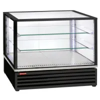 Vitrine réfrigérée professionnelle en 400x600 ou gn 1/1, noire, positive, 785 mm - diamond promo - vrdp-b1-r2 - Diamond promo - VRDP-B1-R2