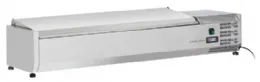 Vitrine réfrigérée à ingrédients couvercle inox 6 bacs GN 1/4 +2/+8°C - Coolhead - VRX 14/33S/S Vitrine réfrigérée à ingrédients couvercle inox 6 bacs GN 1/4 +2/+8°C - Coolhead - VRX 14/33S/S