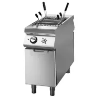 Cuiseur à pâte pro profondeur 1100 électrique sur coffre avec portes, 1 bac GN 1/1 - 40 litres Triphasé 9 kW - Virtus - VS11040CPES - Virtus group - VS11040CPES
