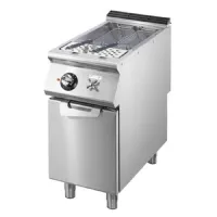 Cuiseur à pâte électrique sur armoire, 1 bac GN 2/3, capacité 1 x 26 litres, résistances fixes, Triphasé - Virtus - VS7040CPES - VIRTUS GROUP - VS7040CPES