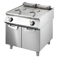 Friteuse cuisine pro profondeur 700 triphasé 2 cuves 2 x 10 l 18 kw - virtus - vs7080fre10 - Virtus group - VS7080FRE10 Friteuse cuisine pro profondeur 700 triphasé 2 cuves 2 x 10 l 18 kw - virtus - vs7080fre10 - Virtus group - VS7080FRE10