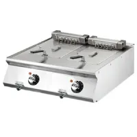 Friteuse cuisine pro profondeur 700 électrique de table, capacité 2 x 10 litres, triphasé, 18 kw - virtus - vs7080fre10t - Virtus group - VS7080FRE10T Friteuse cuisine pro profondeur 700 électrique de table, capacité 2 x 10 litres, triphasé, 18 kw - virtus - vs7080fre10t - Virtus group - VS7080FRE10T
