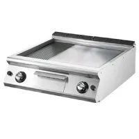 Plaque à snacker pro profondeur 700 gaz à poser avec 1/3 rainurée et 2/3 lisse 12 kw - virtus - vs7080ftrgvt - Virtus group - VS7080FTRGVT Plaque à snacker pro profondeur 700 gaz à poser avec 1/3 rainurée et 2/3 lisse 12 kw - virtus - vs7080ftrgvt - Virtus group - VS7080FTRGVT