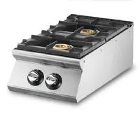 Fourneau profondeur 900 à gaz 2 brûleurs 16 kw avec plateau de travail embouti - virtus - vs9040pcgst - Virtus group - VS9040PCGST Fourneau profondeur 900 à gaz 2 brûleurs 16 kw avec plateau de travail embouti - virtus - vs9040pcgst - Virtus group - VS9040PCGST