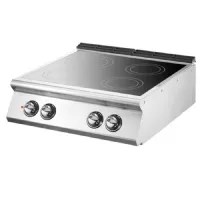 Fourneau profondeur 900 plaque vitrocéramique 4 zones de cuisson triphasé 13.6 kw - virtus - vs9080pvet - Virtus group - VS9080PVET Fourneau profondeur 900 plaque vitrocéramique 4 zones de cuisson triphasé 13.6 kw - virtus - vs9080pvet - Virtus group - VS9080PVET