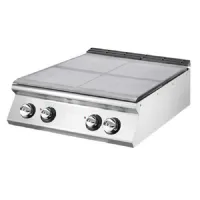 Fourneau profondeur 900 électrique à poser, 4 zones de cuisson triphasé 13.6 kw - virtus - vs9080tpet - Virtus group - VS9080TPET Fourneau profondeur 900 électrique à poser, 4 zones de cuisson triphasé 13.6 kw - virtus - vs9080tpet - Virtus group - VS9080TPET