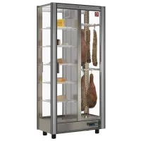 Vitrine réfrigérée traversante charcuterie grise métallisé positive 860 mm réserve - diamond - vsa-1/tr-r2 - Diamond - VSA-1/TR-R2 Vitrine réfrigérée traversante charcuterie grise métallisé positive 860 mm réserve - diamond - vsa-1/tr-r2 - Diamond - VSA-1/TR-R2