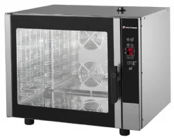Four mixte professionnel Triphasé 6 niveaux commandes programmables - Furnotel - VSDP006E