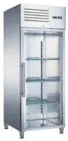 Armoire réfrigérée professionnelle 1 porte vitrée inox 700 L - Furnotel - W71PVX