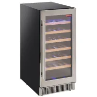Vitrine cave à vin professionnelle 106 l 34 bouteilles 6 étagères positive - diamond promo - wcb/12-t1 - Diamond promo - WCB/12-T1