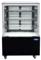 Vitrine réfrigérée de boulangerie pâtisserie droite service arrière 900 mm capacité 318 l positive - atosa - wdg096hf - Atosa - WDG096HF